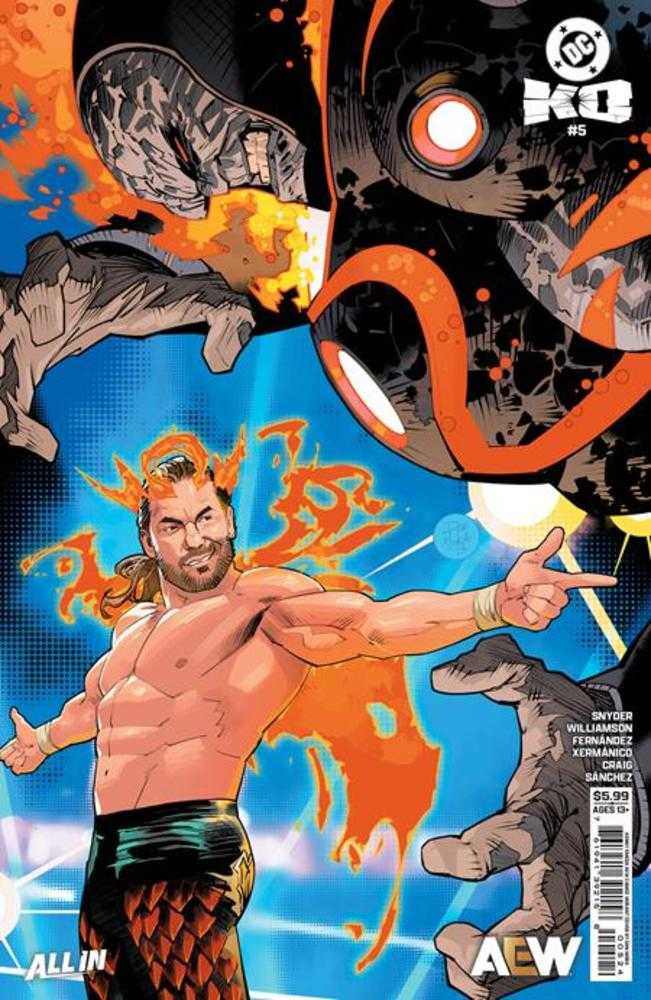 DC K.O. 5 (Of 5) Cover J Dan Mora DC Aew Cameo Card Stock Variant - Walt's Comic Shop