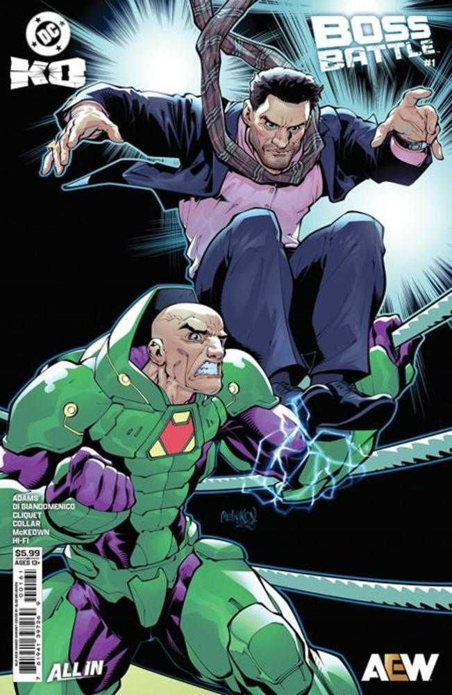 DC K.O. Boss Battle 1 (One Shot) Cover F Gleb Melnikov Aew Card Stock Variant - Walt's Comic Shop