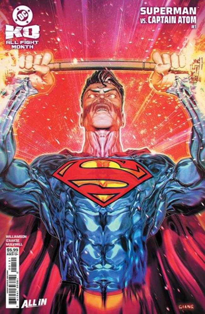 DC K.O. Superman vs Captain Atom 1 (One Shot) Cover B John Giang Card Stock Variant - Walt's Comic Shop