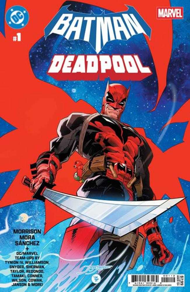 DC Marvel Batman Deadpool 1 (One Shot) 2nd Print Cover A Jorge Jimenez & Dan Mora - Walt's Comic Shop
