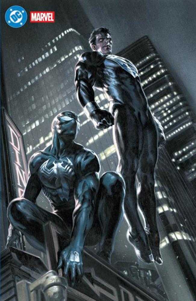 DC Marvel Superman Spider - Man 1 (One Shot) 2nd Print Cover D Gabriele Dell Otto Foil Card Stock Variant - Walt's Comic Shop