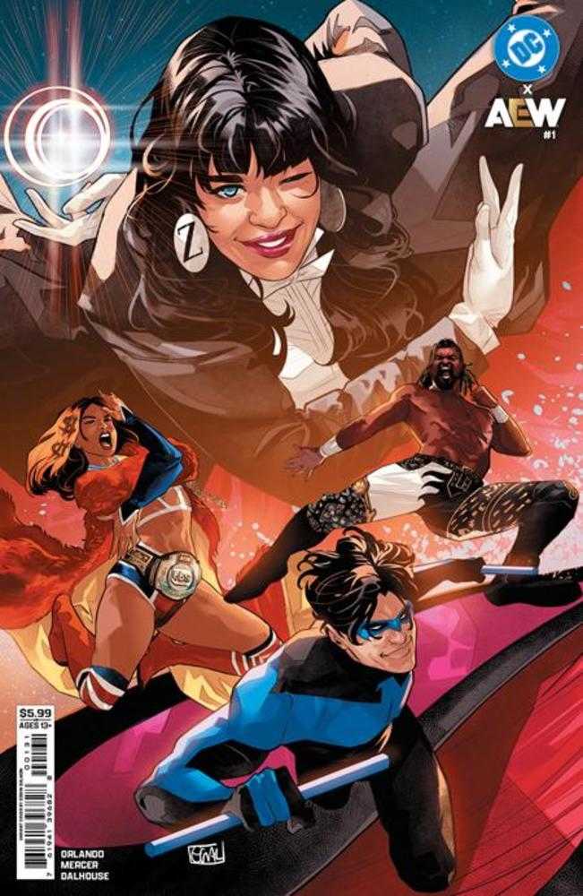 DC X Aew 1 (Of 2) Cover C Edwin Galmon Card Stock Variant - Walt's Comic Shop