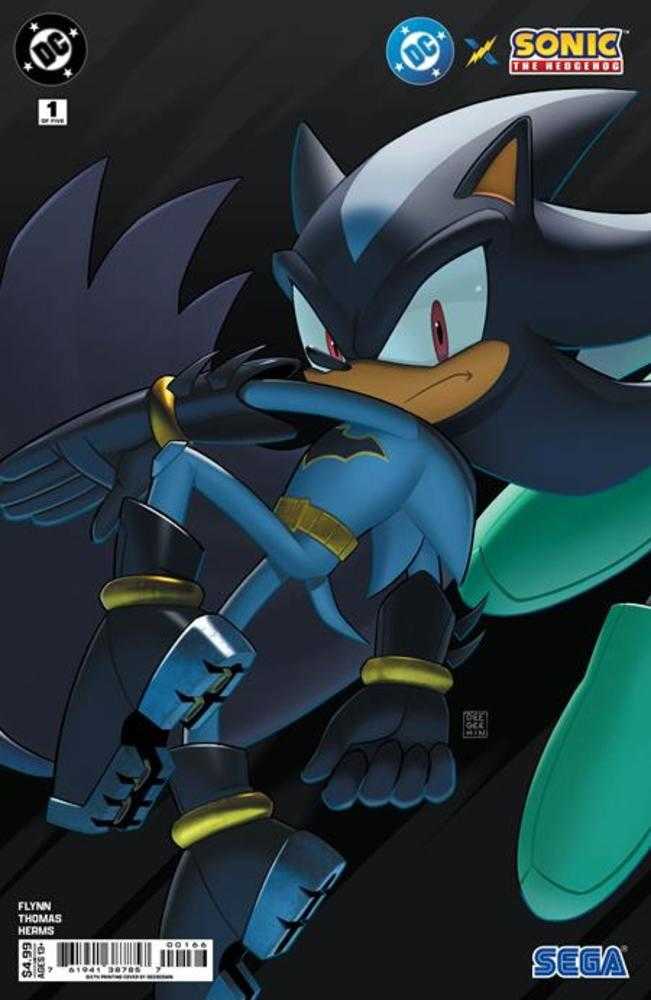DC X Sonic The Hedgehog 1 (Of 5) 6th Print Deegeemin Connecting - Walt's Comic Shop