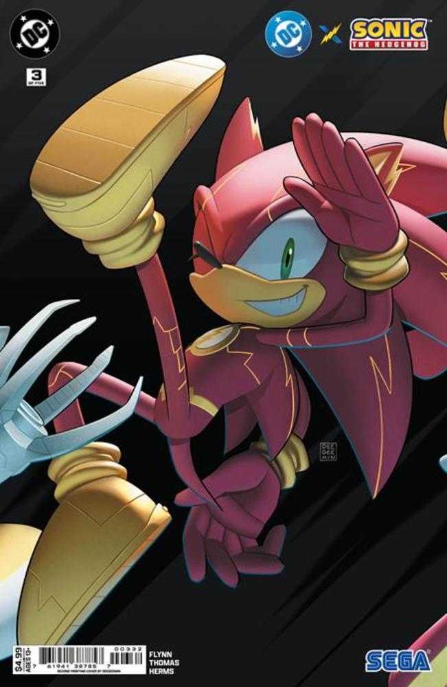 DC X Sonic The Hedgehog 3 (Of 5) 2nd Print Deegeemin Connecting - Walt's Comic Shop