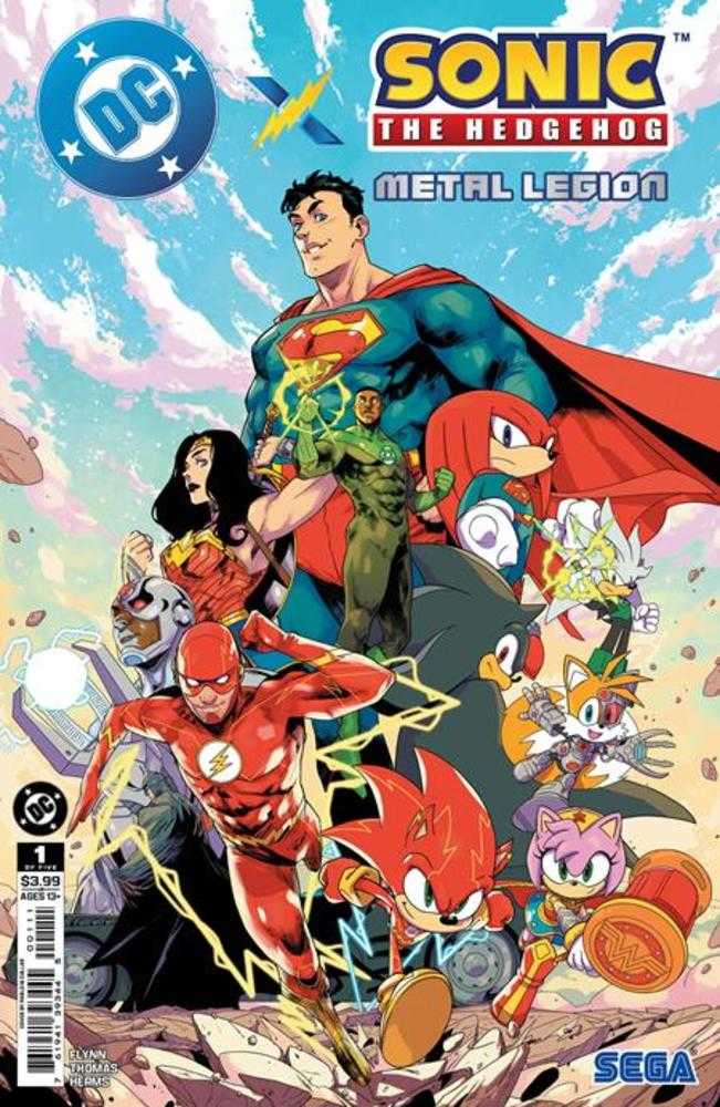 DC X Sonic The Hedgehog The Metal Legion 1 (Of 5) Cover A Pablo M Collar - Walt's Comic Shop