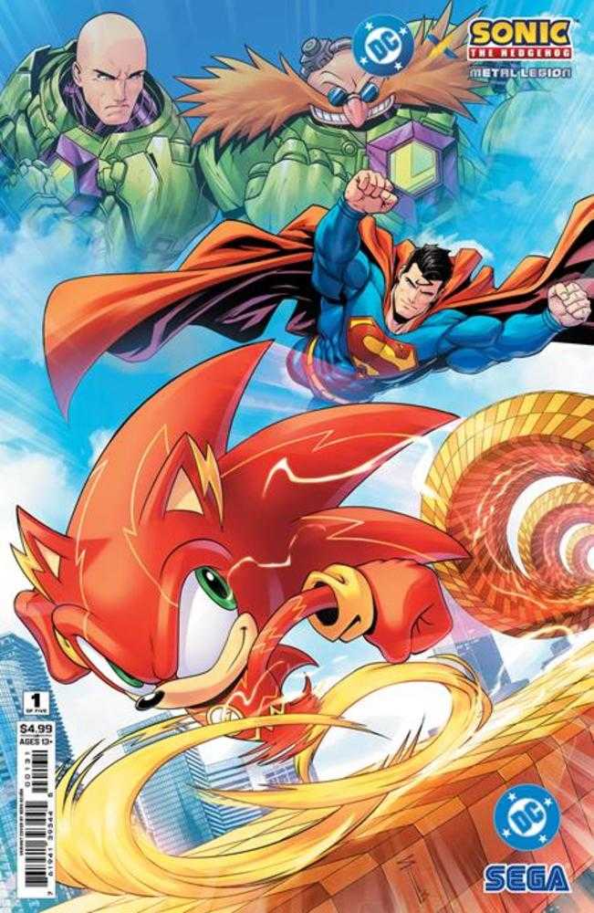 DC X Sonic The Hedgehog The Metal Legion 1 (Of 5) Cover C Serg Acuna Card Stock Variant - Walt's Comic Shop