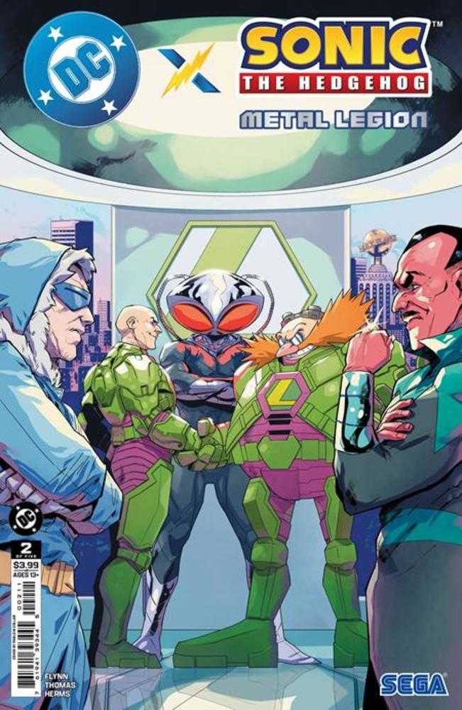 DC X Sonic The Hedgehog The Metal Legion 2 (Of 5) Cover A Pablo M Collar - Walt's Comic Shop