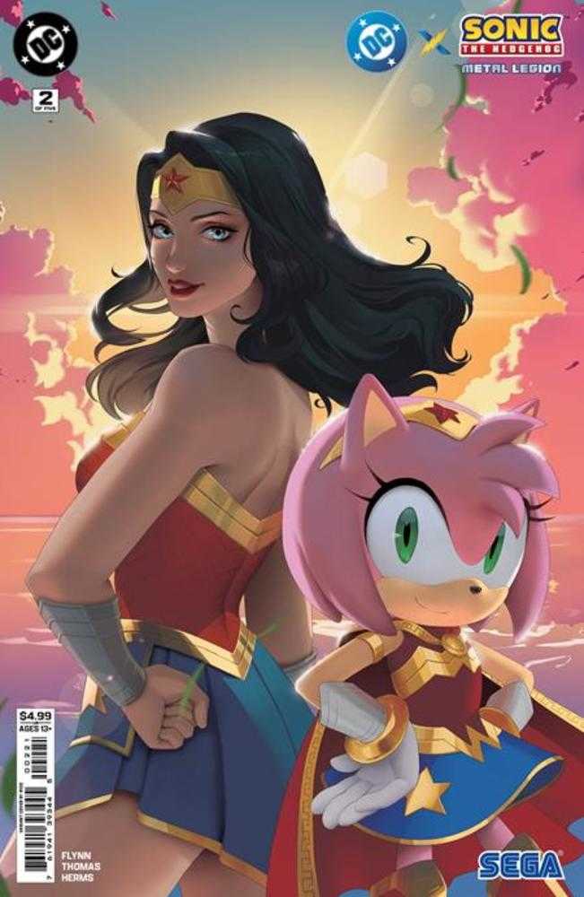 DC X Sonic The Hedgehog The Metal Legion 2 (Of 5) Cover B R1 C0 Card Stock Variant - Walt's Comic Shop