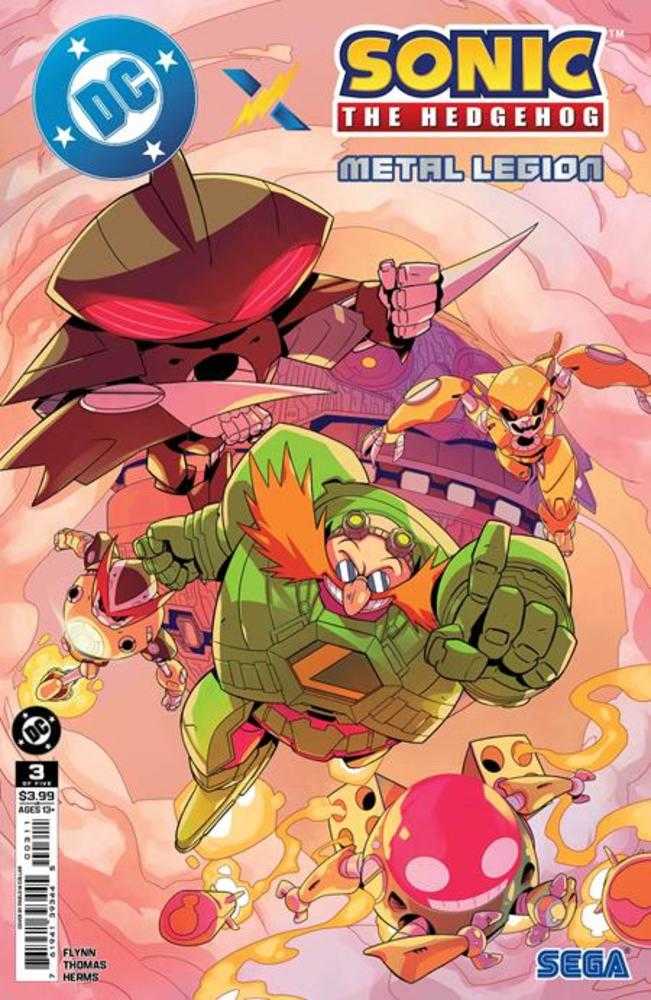DC X Sonic The Hedgehog The Metal Legion 3 (Of 5) Cover A Pablo M Collar - Walt's Comic Shop