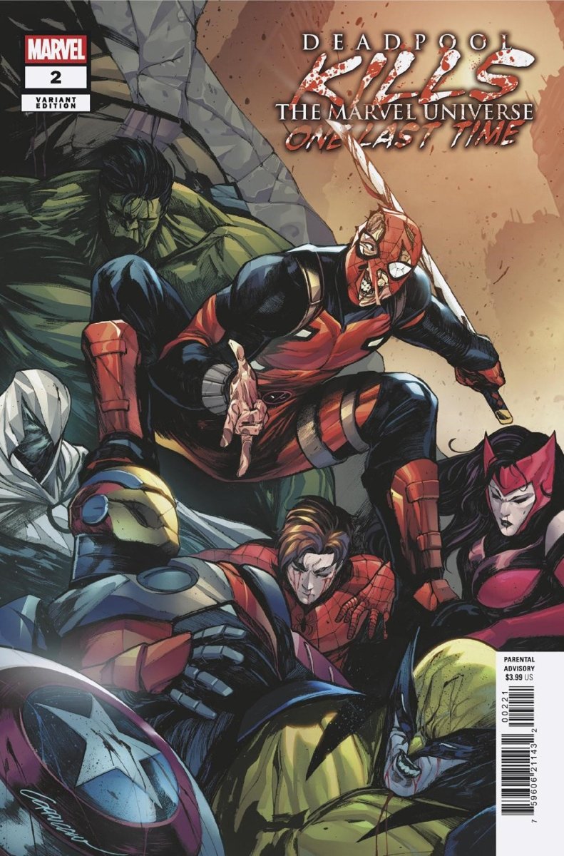 Deadpool Kills The Marvel Universe One Last Time #2 Alessandro Cappuccio Variant - Walt's Comic Shop