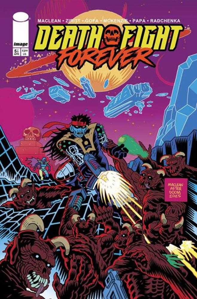 Death Fight Forever 5 (Of 5) Cover A Andrew Maclean (Mature) - Walt's Comic Shop