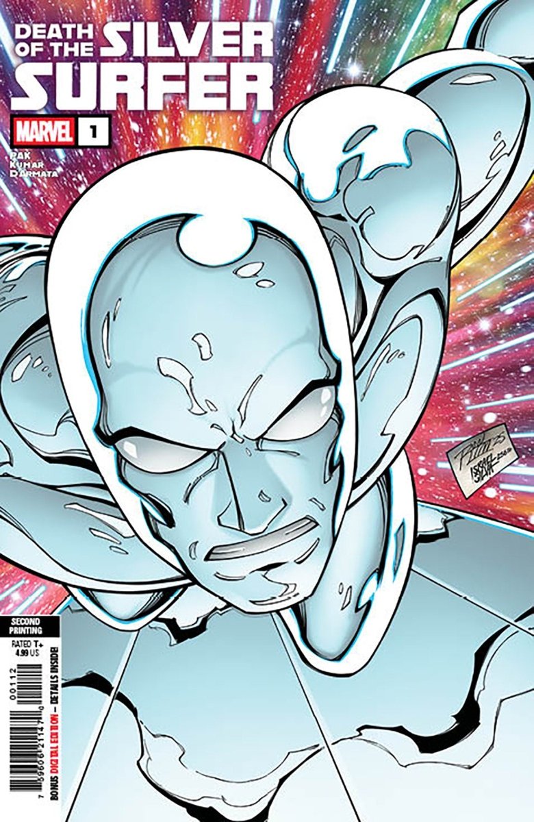 Death Of The Silver Surfer 1 Ron Lim 2nd Print Variant - Walt's Comic Shop
