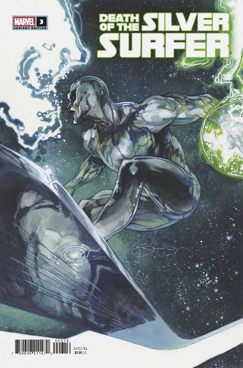 Death Of The Silver Surfer 3 Simone Bianchi 1:25 Ratio Variant - Walt's Comic Shop