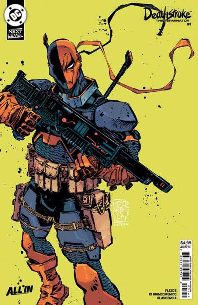 Deathstroke The Terminator 1 Cover D Jorge Corona Next Level Card Stock Variant - Walt's Comic Shop