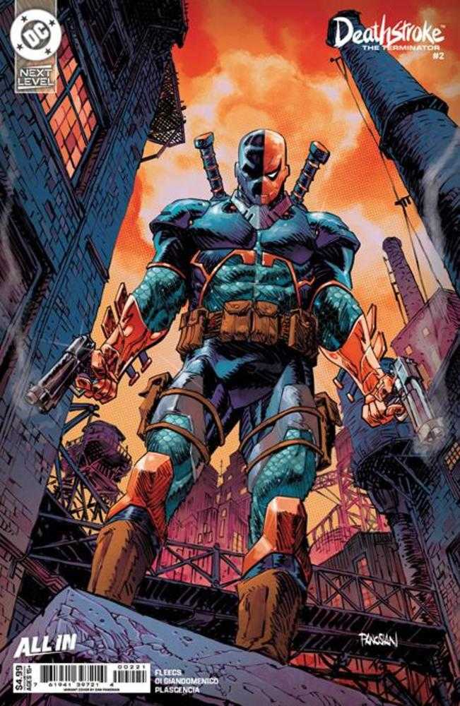Deathstroke The Terminator 2 Cover B Dan Panosian Card Stock Variant - Walt's Comic Shop