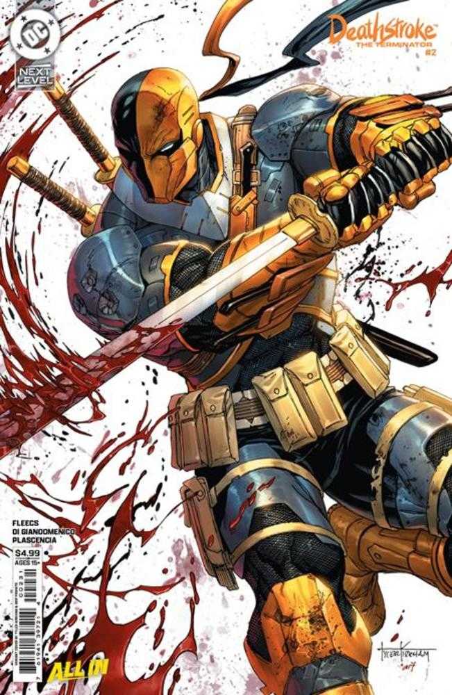 Deathstroke The Terminator 2 Cover C Tyler Kirkham Card Stock Variant - Walt's Comic Shop