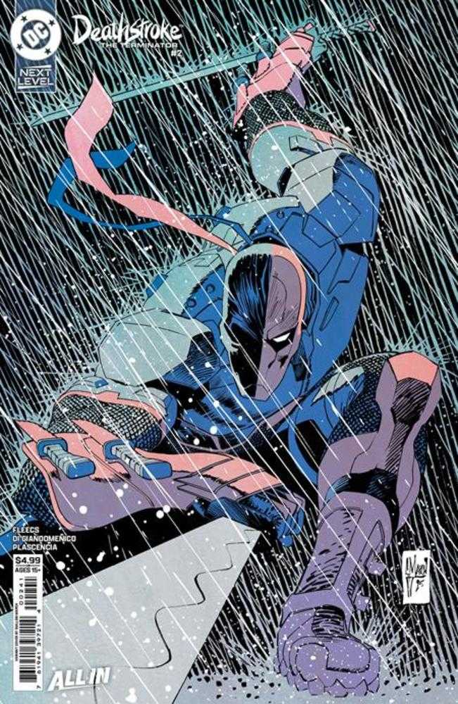 Deathstroke The Terminator 2 Cover D Guillem March Card Stock Variant - Walt's Comic Shop