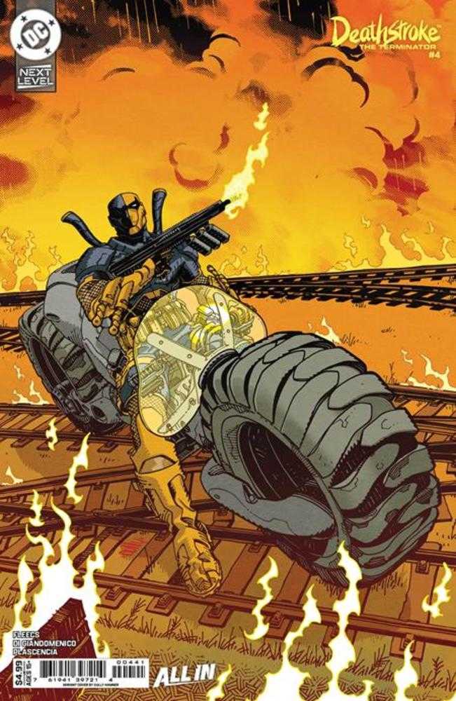 Deathstroke The Terminator 4 Cover D Cully Hamner Card Stock Variant - Walt's Comic Shop