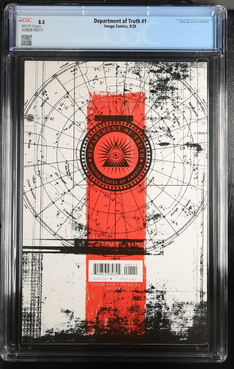 Department of Truth #1 CGC 8.5 - Walt's Comic Shop