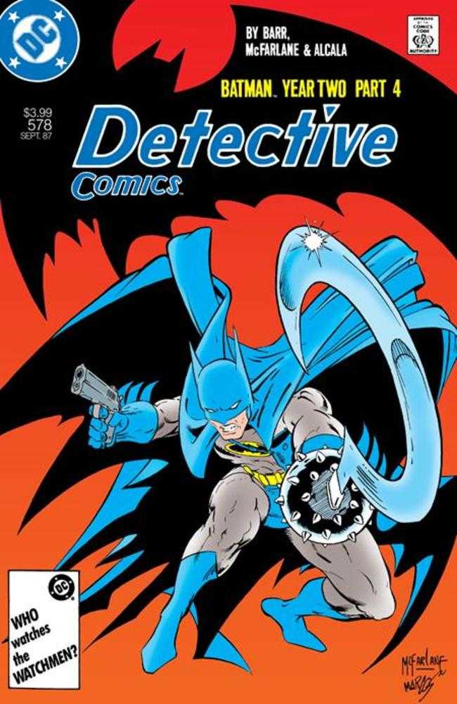 Detective Comics 578 Facsimile Edition Cover A Todd McFarlane (Year Two Part 4 Of 4) - Walt's Comic Shop