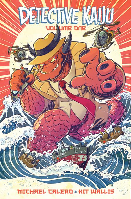 Detective Kaiju TP Vol 01 Cover B Jon Sommariva Variant *PRE - ORDER* - Walt's Comic Shop
