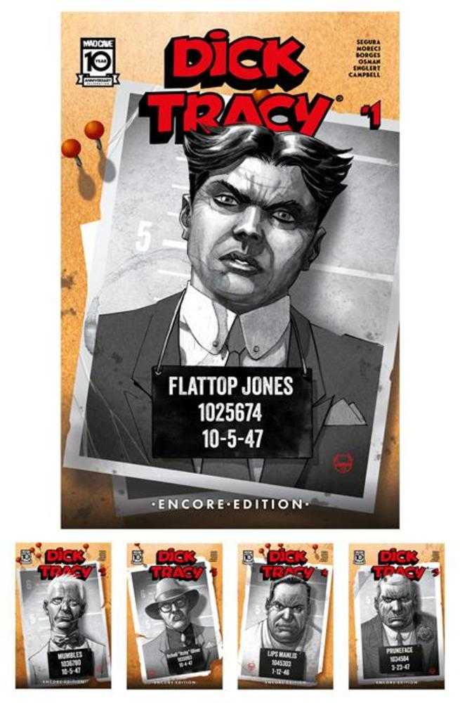 Dick Tracy #1 - 5 Dave Johnson Encore Edition Set - Walt's Comic Shop