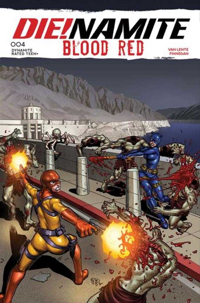 Dienamite Blood Red 4 Cover A Ej Su - Walt's Comic Shop