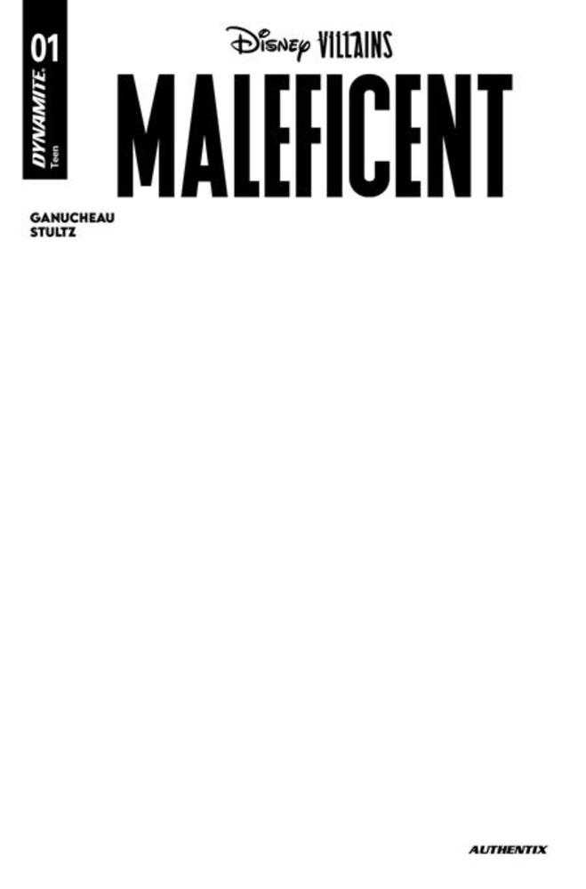 Disney Villains Maleficent 1 Cover E Blank Authentix Variant - Walt's Comic Shop