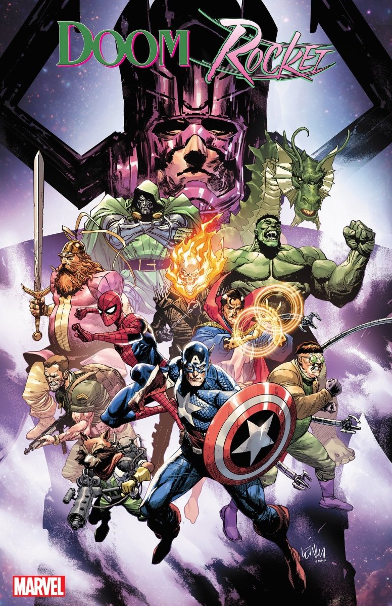 Doctor Doom & Rocket Raccoon #1 Leinil Yu Promo Art Variant - Walt's Comic Shop