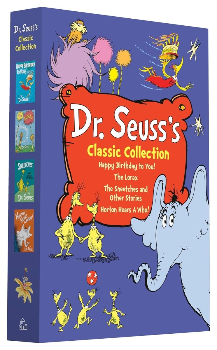 Dr. Seuss's Classic 4 - Book Boxed Set Collection - Walt's Comic Shop