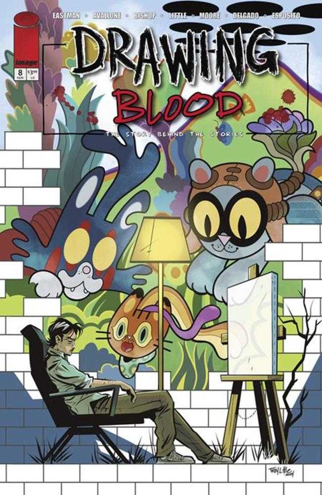 Drawing Blood 8 (Of 12) Cover C Troy Little Variant - Walt's Comic Shop