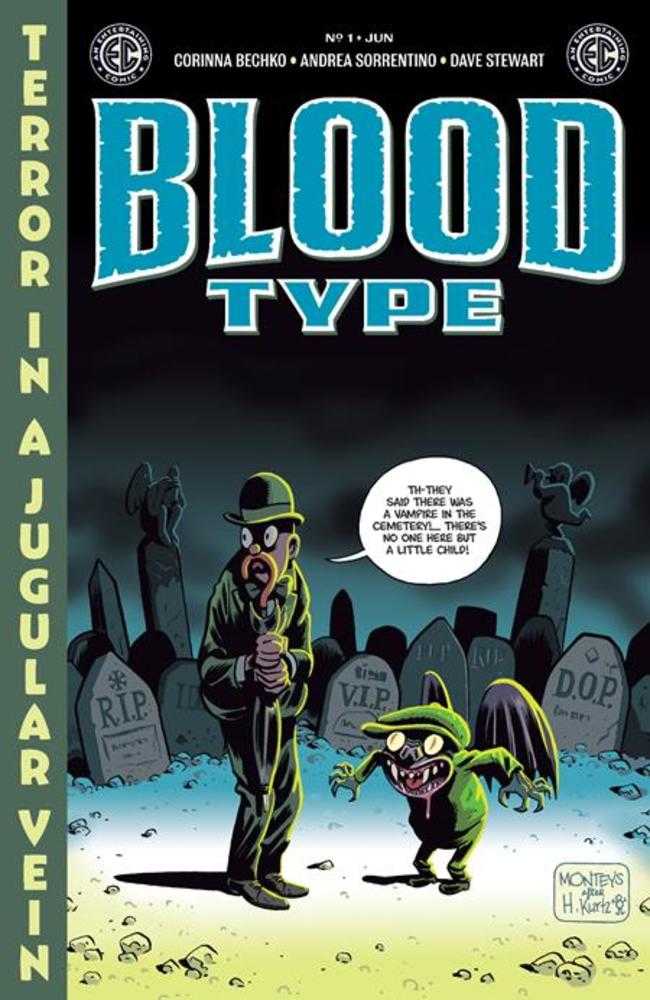 EC Blood Type 1 Cover D 10 Copy Variant Edition EC Homage (Mature) - Walt's Comic Shop