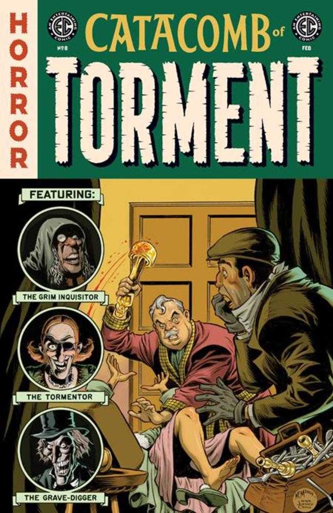 EC Catacomb Of Torment 8 Cover C Shawn Mcmanus EC Homage 1:10 Ratio Variant - Walt's Comic Shop