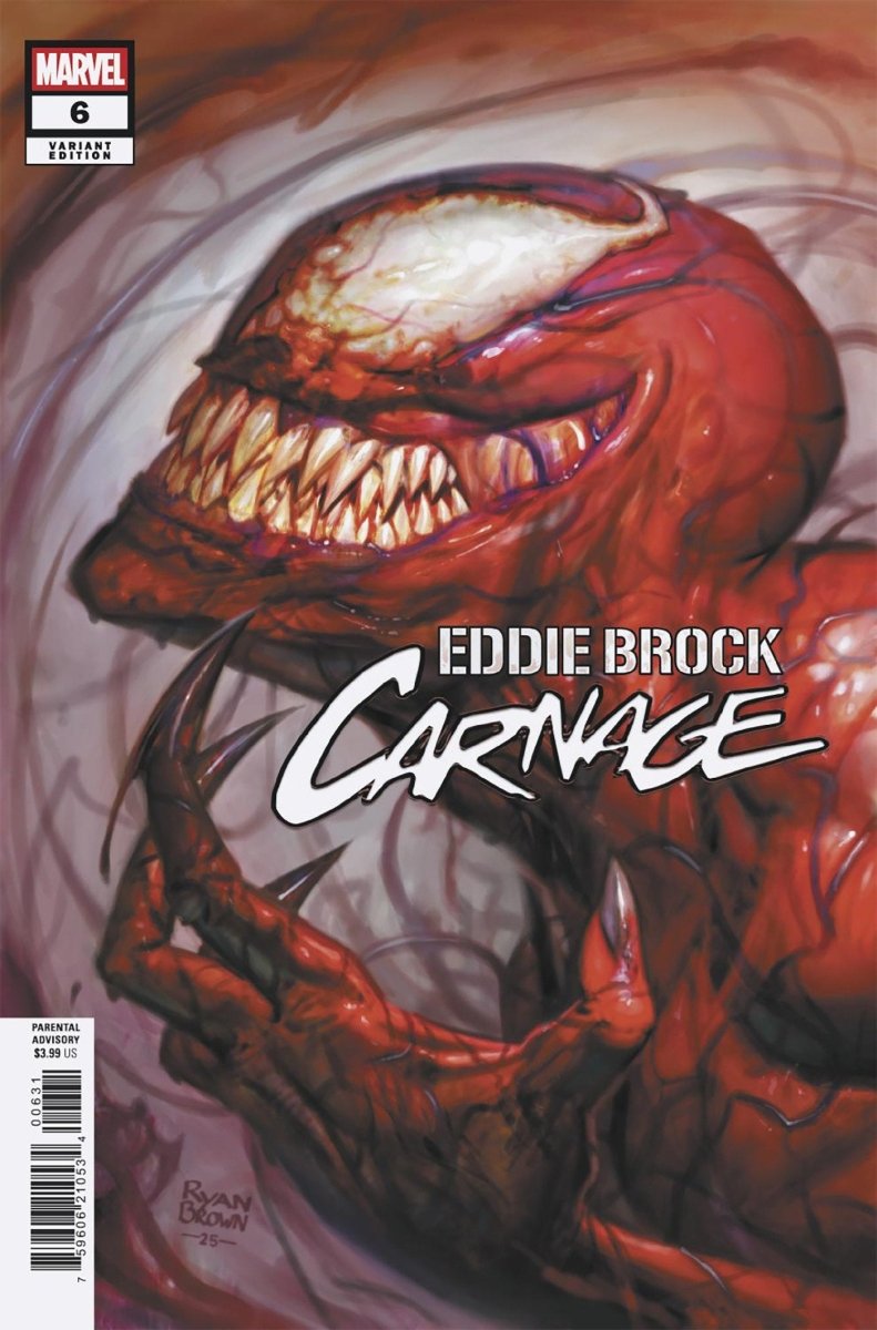 Eddie Brock: Carnage 6 Ryan Brown Variant - Walt's Comic Shop
