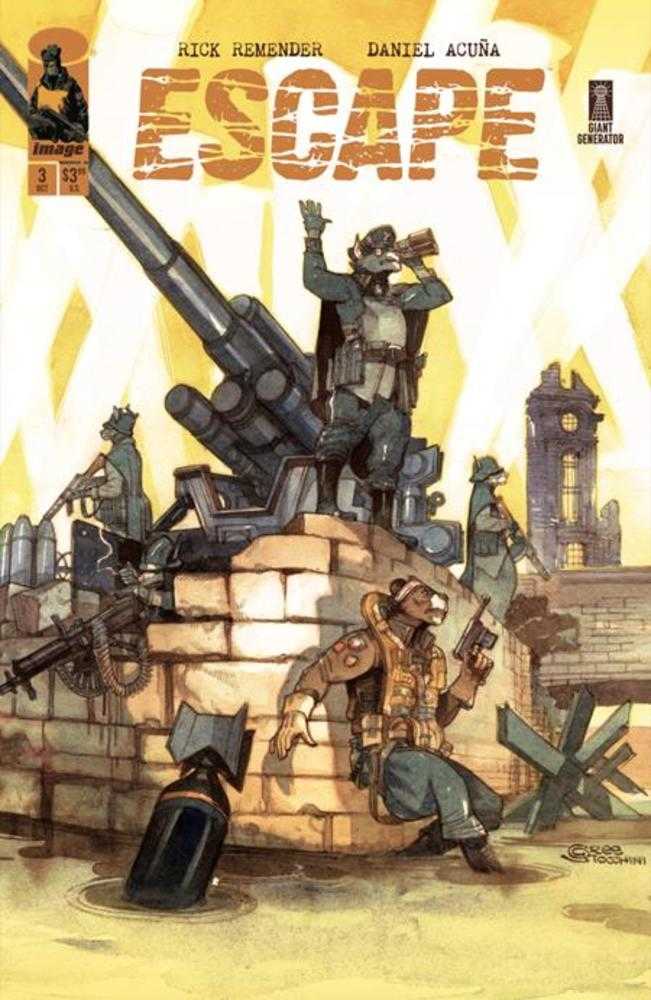 Escape 3 Cover B Inc Greg Tocchini 1:20 Ratio Variant - Walt's Comic Shop