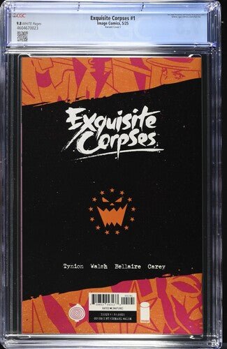 Exquisite Corpses 1 CGC 9.8 Michael Walsh Surprise Foil Edition One Per Store CGC 9.8 - Walt's Comic Shop