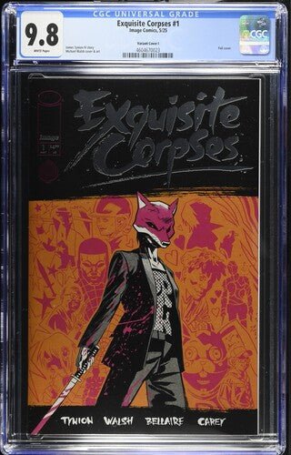 Exquisite Corpses 1 CGC 9.8 Michael Walsh Surprise Foil Edition One Per Store CGC 9.8 - Walt's Comic Shop