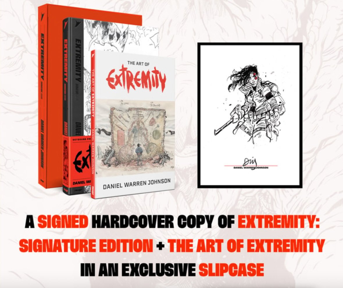 Extremity: Signature Edition and The Art of Extremity Slipcase Set *PRE-ORDER* - Walt's Comic Shop