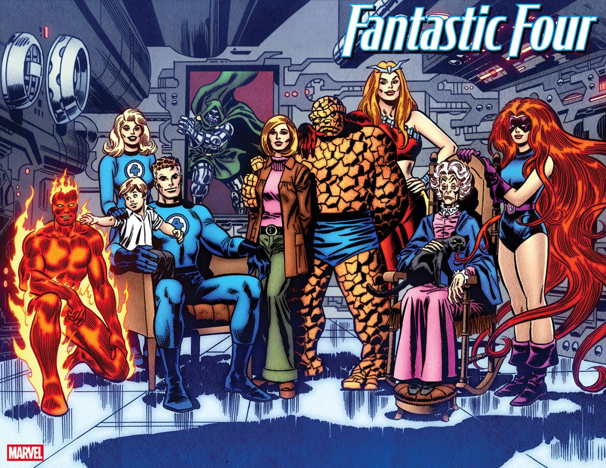 Fantastic Four 1 John Buscema Remastered 1:50 Ratio Variant - Walt's Comic Shop