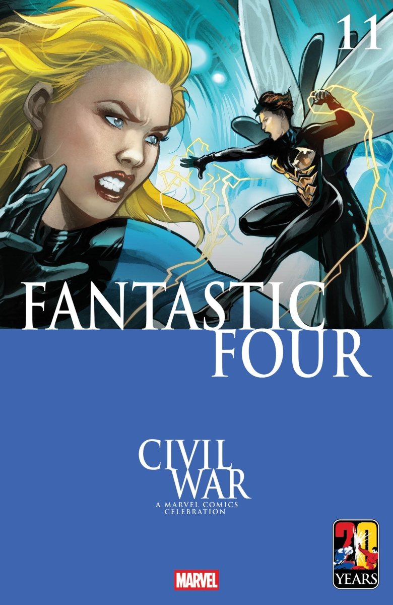 Fantastic Four 11 Ema Lupacchino Civil War Celebration Variant - Walt's Comic Shop