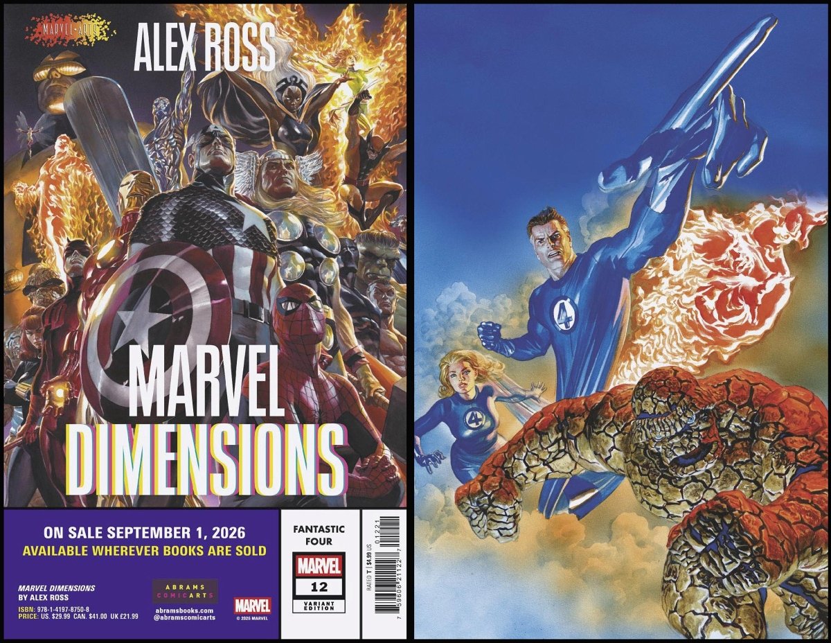 Fantastic Four 12 Alex Ross Marvel Dimensions Variant - Walt's Comic Shop