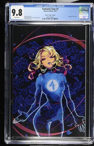 Fantastic Four 2 10/25 Marvel Comics 1:50 Besch "Virgin" Edition CGC 9.8 - Walt's Comic Shop