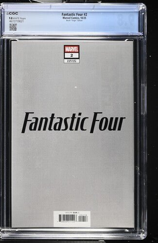 Fantastic Four 2 10/25 Marvel Comics 1:50 Besch "Virgin" Edition CGC 9.8 - Walt's Comic Shop
