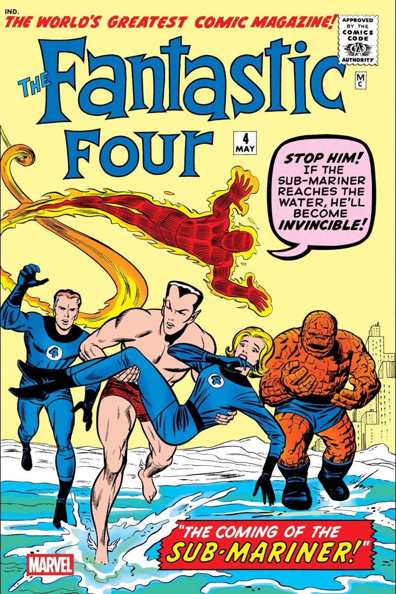 Fantastic Four #4 Facsimile Edition Foil Variant - Walt's Comic Shop