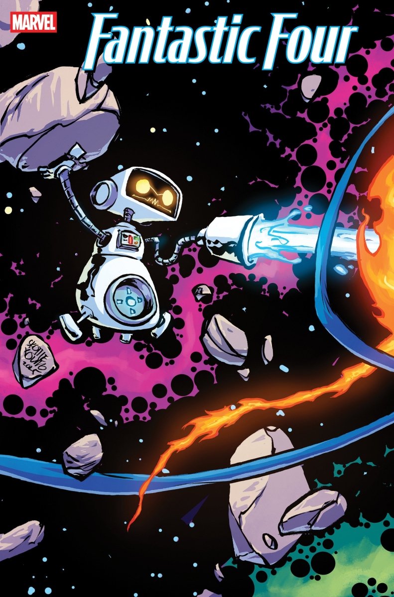 Fantastic Four 4 Skottie Young 5 Part Connecting Variant - Walt's Comic Shop