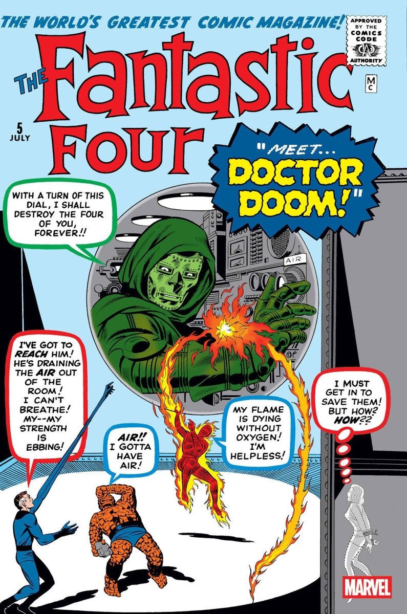 Fantastic Four 5 Facsimile Edition Foil Variant - Walt's Comic Shop