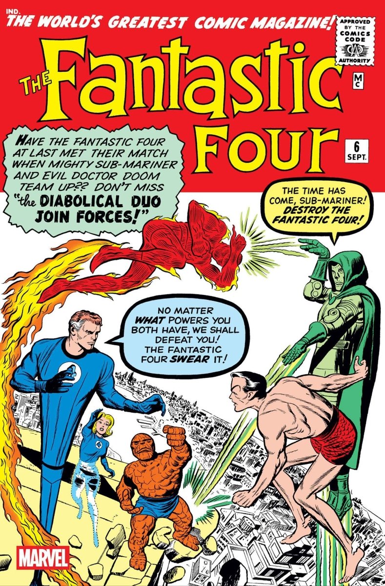 Fantastic Four 6 Facsimile Edition Foil Variant - Walt's Comic Shop