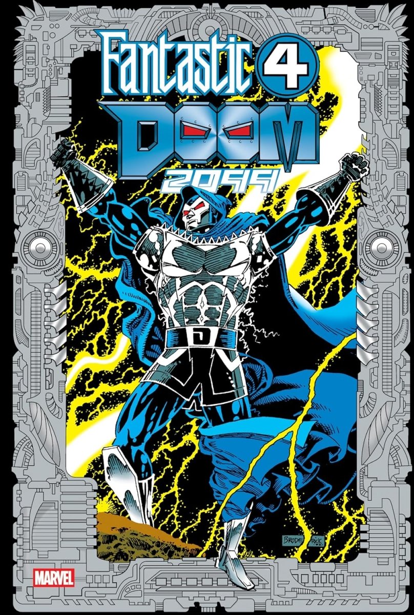 Fantastic Four/Doom 2099 Omnibus Pat Broderick Cover HC - Walt's Comic Shop