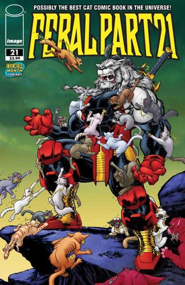 Feral #21 Cover E Tony Fleecs & Trish Forstner Invincible Team Up Vari
