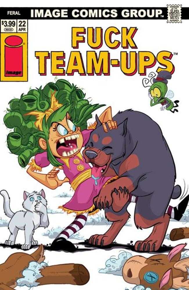 Feral 22 Cover E Tony Fleecs I Hate Fairyland Team Up Nsfw Variant - Walt's Comic Shop